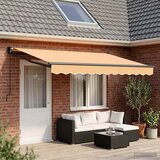  Povlačivi tende Pijesak 5 x 3 m 100% Poliester i Aluminij | shoptok.hr