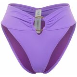 Trendyol Purple Accessory High Waist High Leg Bikini Bottom Cene