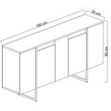 Hanah home komoda luxe white silver | ePonuda.com