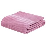 DEKOR DOM Roze-Prekrivač frotir Zig Zag 145 cm x 200 cm 025738 | Eponuda.com