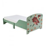 Kinder Home Dječji krevet s zaštitom od pada, drveni, podmatračna rama 70 x 140 cm, Forest | shoptok.hr