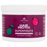 Kallos Cosmetics Hair Pro-Tox Superfruits Antioxidant Hair Mask krepitvena maska za lase 500 ml za ženske