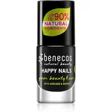 Benecos Happy Nails negovalni lak za nohte odtenek Licorice 5 ml