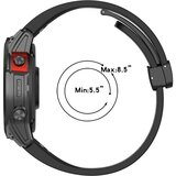 INF 20 mm silikonski trak za garmin epix pro 42 mm/fenix 7S/Fenix 7S pro black, (21402067) | Shoptok.si
