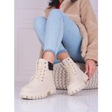 SHELOVET Beige women's trappers Shelovet Cijene