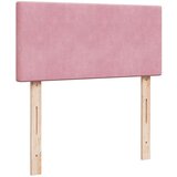 vidaXL Box spring krevet s madracem ružičasti 90x190 cm baršunasti | shoptok.hr