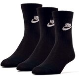 Nike Sportwears Everyday Essential Crew 3-Pack Socks Black/ White | Shoptok.si