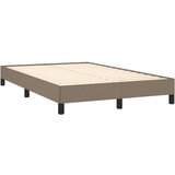 vidaXL Posteljni okvir taupe 120x190 cm tkanina | Shoptok.si