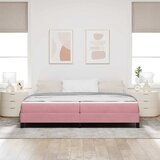  Krevet s opruga kutije Ružičasta 200 x 200 cm tkanina | shoptok.hr