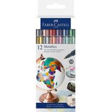 Faber-Castell Marker Metalic, 12 kosov Cene