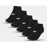 4f Men's Casual Socks Under the Ankle (5pack) - Black