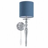 Brilagi Zidna lampa NUBILA 1xE27/60W/230V sjajni hrom/tamno plava | Eponuda.com
