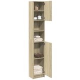  Kupaonski ormarić boja hrasta 32x25,5x190 cm konstruirano drvo | shoptok.hr