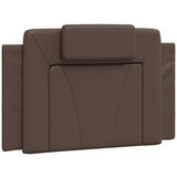 Maison Chic posteljno vzglavje - vzglavna omarica - vzglavna stranica rjava 90 cm umetno usnje, (21703931) | Shoptok.si