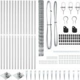 vidaXL ograja za polja 1.6x25 m cinkano jeklo | Shoptok.si