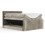 Maison de Rêve Svetlo rjava boxspring postelja s prostorom za shranjevanje 140x200 cm Bergamo – | Shoptok.si