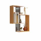 Hanah home Zidna polica Lisbon Anthracite Natural | Eponuda.com