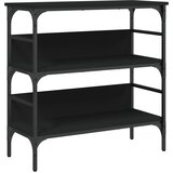 Maison Chic konzolna miza - miza ob steni črna 75x32x75 cm inženirski les, (21785849) Cene