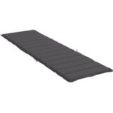  Jastuk za ležaljku antracit 200 x 70 x 3 cm od tkanine Oxford | shoptok.hr