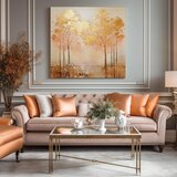 Strukturirana slika zlatna soba iznad vode - premium art | različite dimenzije | shoptok.hr