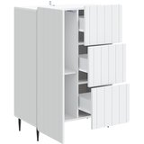  Kreveta s ladicama Bijela 66 x 34,5 x 91,5 cm Konstruirano drvo | shoptok.hr