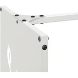  Stalak za drva bijela 40x30x80 cm hladno valjani čelik | shoptok.hr