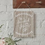 Ginger Ray® lesen napis we decided on forever | Shoptok.si