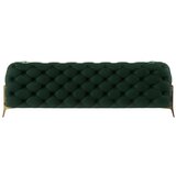 Ropez Tamno zelena baršunasti sofa 225 cm Chelsea Bis – | shoptok.hr