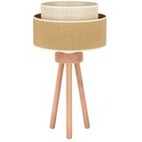 Duolla - Stona lampa YUTE BOHO, 1xE27/15W/230V, prečnik 25 cm, braon/krem | Eponuda.com