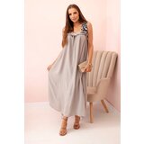 Kesi Włoski Women's dress with leopard print straps fango | Shoptok.si