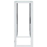  Konzolni stol srebrni 70 x 30 x 70 cm nehrđajući čelik i staklo | shoptok.hr