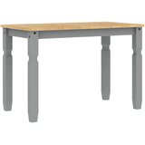  Blagovaonski stol Corona sivi 112x60x75 cm od masivne borovine | shoptok.hr