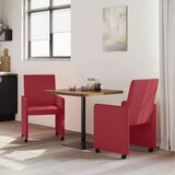  Blagovačke stolice s kotačima s kotačima 2 pcs boja crnog vina | shoptok.hr