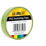 Kemot Izolirni trak , PVC, 0,13 mm x 19 mm x 10 m, rumeno-zelen Cene