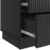  Noćni ormar Crna 62 x 34,5 x 44,5 cm Konstruirano drvo | shoptok.hr