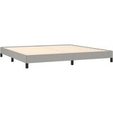  Okvir za krevet bez madraca svjetlosivi 200 x 200 cm od tkanine | shoptok.hr