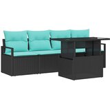  Sjedeća garnitura za vrt s pohranom 5 pcs Crna poliratan | shoptok.hr