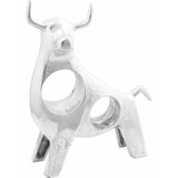  Skulptura bika Srebrno 22 x 9,5 x 34 cm Aluminij | shoptok.hr
