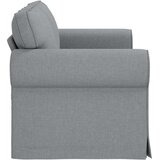 SOFA Svijetlo siva 215 x 82 x 80 cm Metal | shoptok.hr