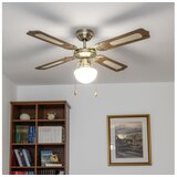  ZEVENTI - Plafonski ventilator NAVAGIO 1xE27/60W/230V smeđa | Eponuda.com