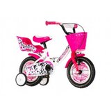  Bicikl Visitor Dalmatian 12" roze beli | ePonuda.com