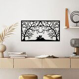 Wallity Zidna dekoracija Bird'S Nest Lovers - 499, 37 x 70 cm, Crna | ePonuda.com