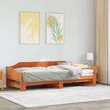 vidaXL Dnevni krevet na razvlačenje voštano smeđi 90x200 cm | shoptok.hr