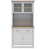 Marckeric Bela/naravna vitrina iz masivnega bora 90x180,5 cm Misti – Marckeric Cene