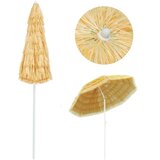  Suncobran za plažu u havajskom stilu 240 cm prirodni | shoptok.hr