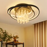 Nettlife LED stropna svetilka: 50 cm svetilka za dnevno sobo, 40 W zatemnljiva kuhinjska svetilka, (5000491334) Cene