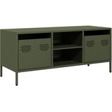 TV ormarić maslinastozeleni 101,5 x 39 x 43,5 cm čelični | shoptok.hr