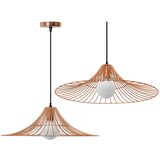 Toolight stropna viseća svjetiljka ravno okrugla loft ružičasto zlato APP483-1CP | shoptok.hr