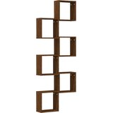  Zidne kockaste police 6 kom smeđi hrast 30x15x30 cm | Eponuda.ba