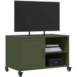 vidaXL TV ormarić maslinastozeleni 68x39x43,5 cm hladno valjani čelik | shoptok.hr